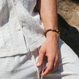 Agarwood & Gold Beads Bracelet - My Harmony Tree