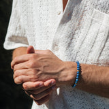 Lapis Lazuli and Gold Beads Bracelet - My Harmony Tree