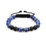 Lapis Lazuli & Black Onyx Beads Bracelet - My Harmony Tree