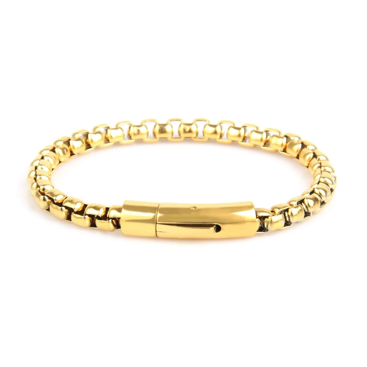 Gold Box Chain Bracelet - My Harmony Tree