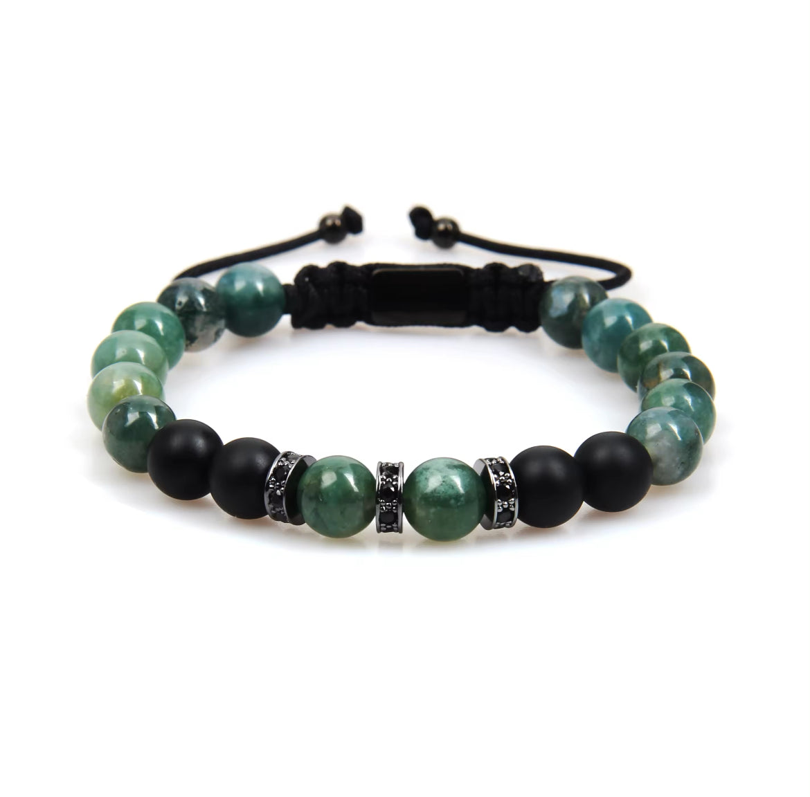 Jade & Black Onyx Beads Bracelet - My Harmony Tree