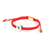 Blue Round Evil Eye Red String Protection Bracelet - My Harmony Tree