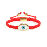 Gold Evil Eye Red String Protection Bracelet - My Harmony Tree