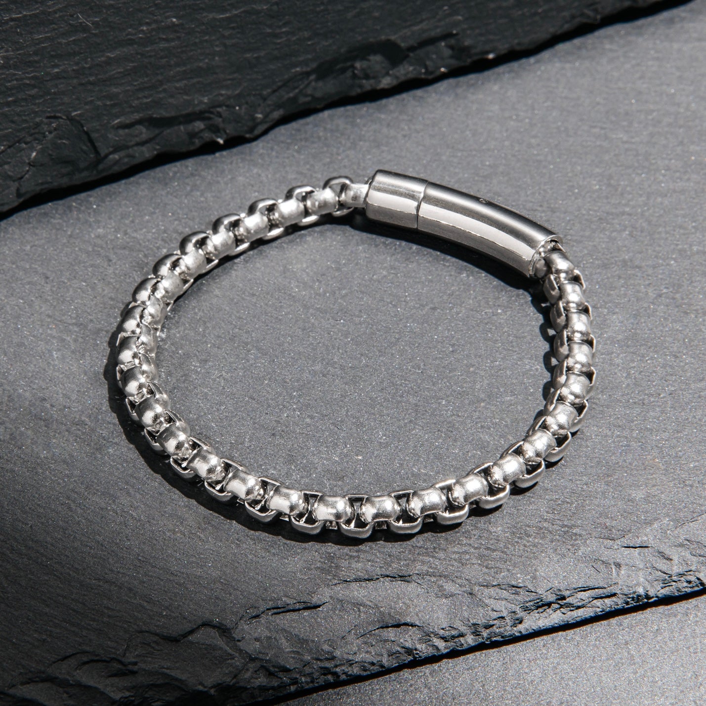 Silver Box Chain Bracelet - My Harmony Tree