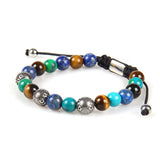Multi-stone & Silver Beads Bracelet - My Harmony Tree