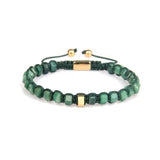 Jade & Gold Beads Adjustable Bracelet - My Harmony Tree