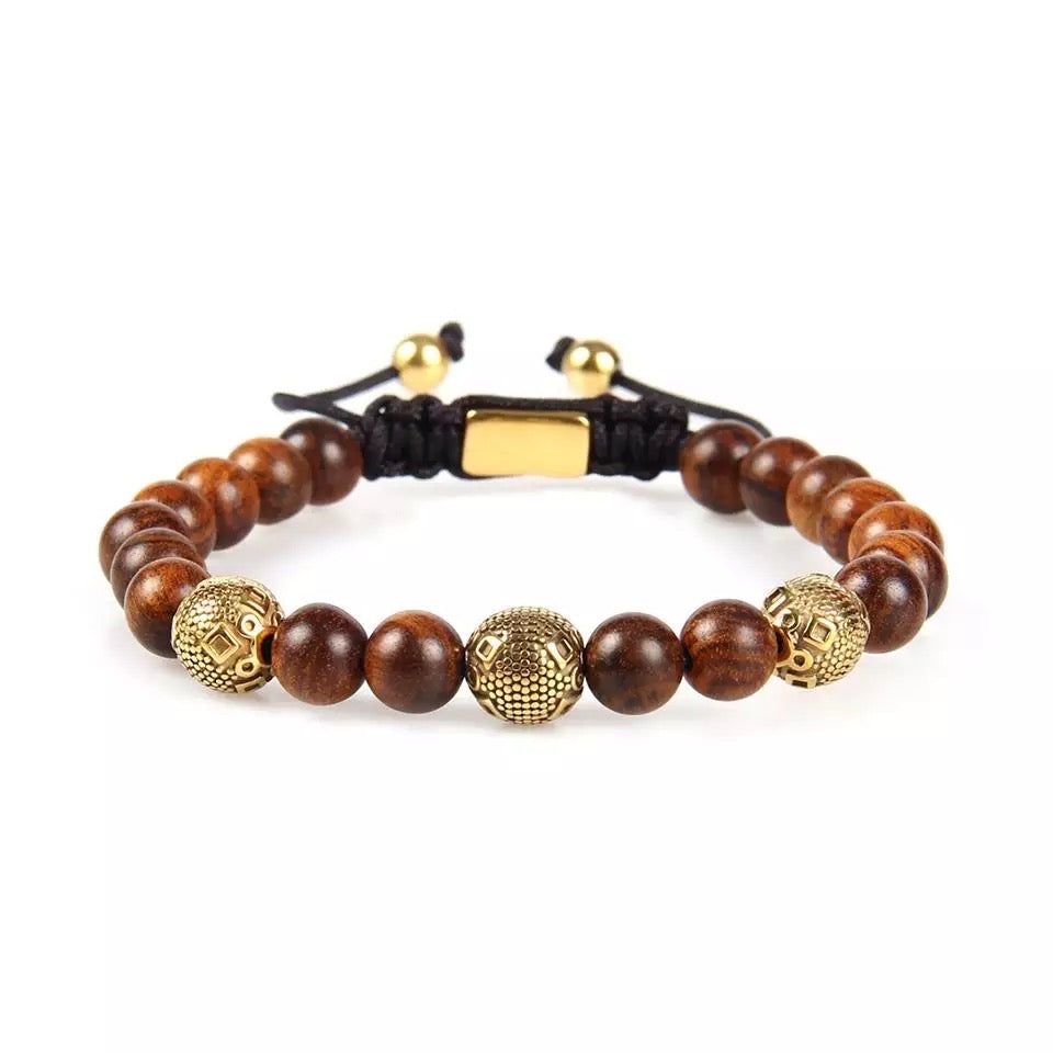 Agarwood & Silver Beads Bracelet - My Harmony Tree