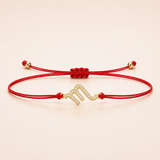 Scorpio Zodiac Red String Protection Bracelet