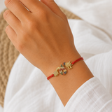 Multicolor Dragon Charm Red String Protection Bracelet