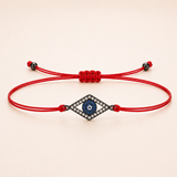Black Evil Eye Charm Red String Protection Bracelet