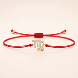 Virgo Zodiac Red String Protection Bracelet