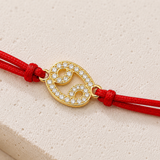Cancer Zodiac Red String Protection Bracelet