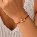 Libra Zodiac Red String Protection Bracelet