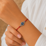 Black Evil Eye Charm Red String Protection Bracelet