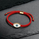 Gold Evil Eye Red String Protection Bracelet