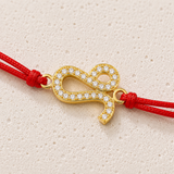 Leo Zodiac Red String Protection Bracelet