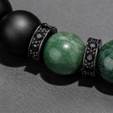 Jade & Black Onyx Beads Bracelet