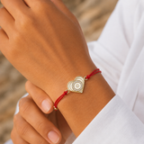 White Heart Charm Red String Protection Bracelet (Copy)