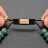 Jade & Black Onyx Gold Beads Bracelet