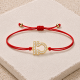 Libra Zodiac Red String Protection Bracelet