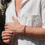 Black Gold Evil Eye Red String Protection Bracelet