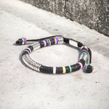 Black & Multicolor Beads Bracelet - My Harmony Tree