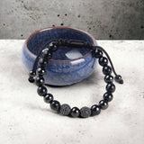 Black Onyx & Cubic Zirconia Beads Bracelet - My Harmony Tree