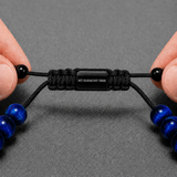Blue Tiger Eye & Gunmetal Beads Bracelet