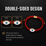 Gold Evil Eye Red String Protection Bracelet