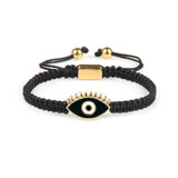 Black Gold Evil Eye Black String Protection Bracelet - My Harmony Tree