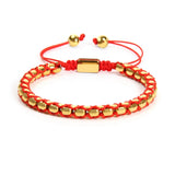 Gold Chain & Red String Braided Bracelet - My Harmony Tree