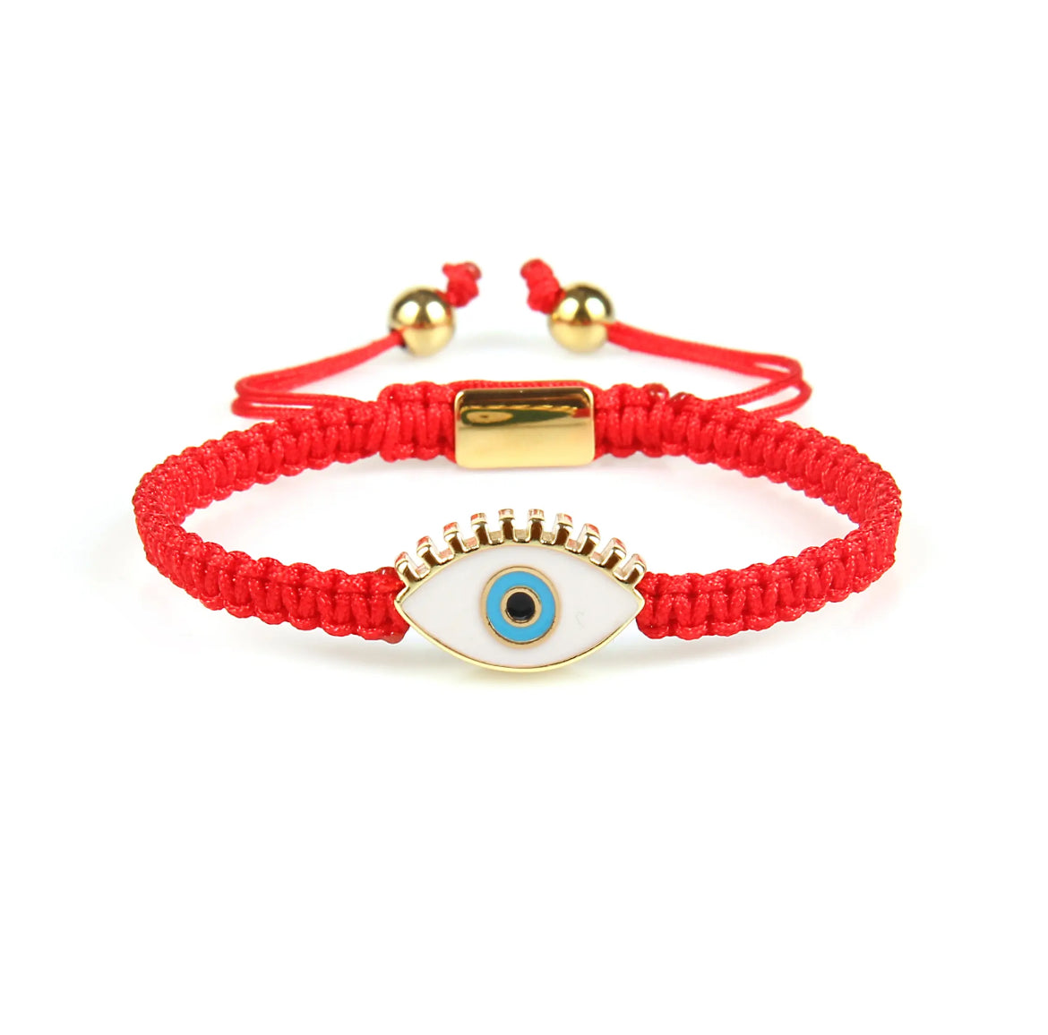 Gold Evil Eye Red String Protection Bracelet - My Harmony Tree