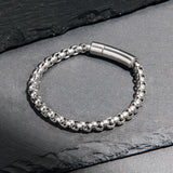 Silver Box Chain Bracelet