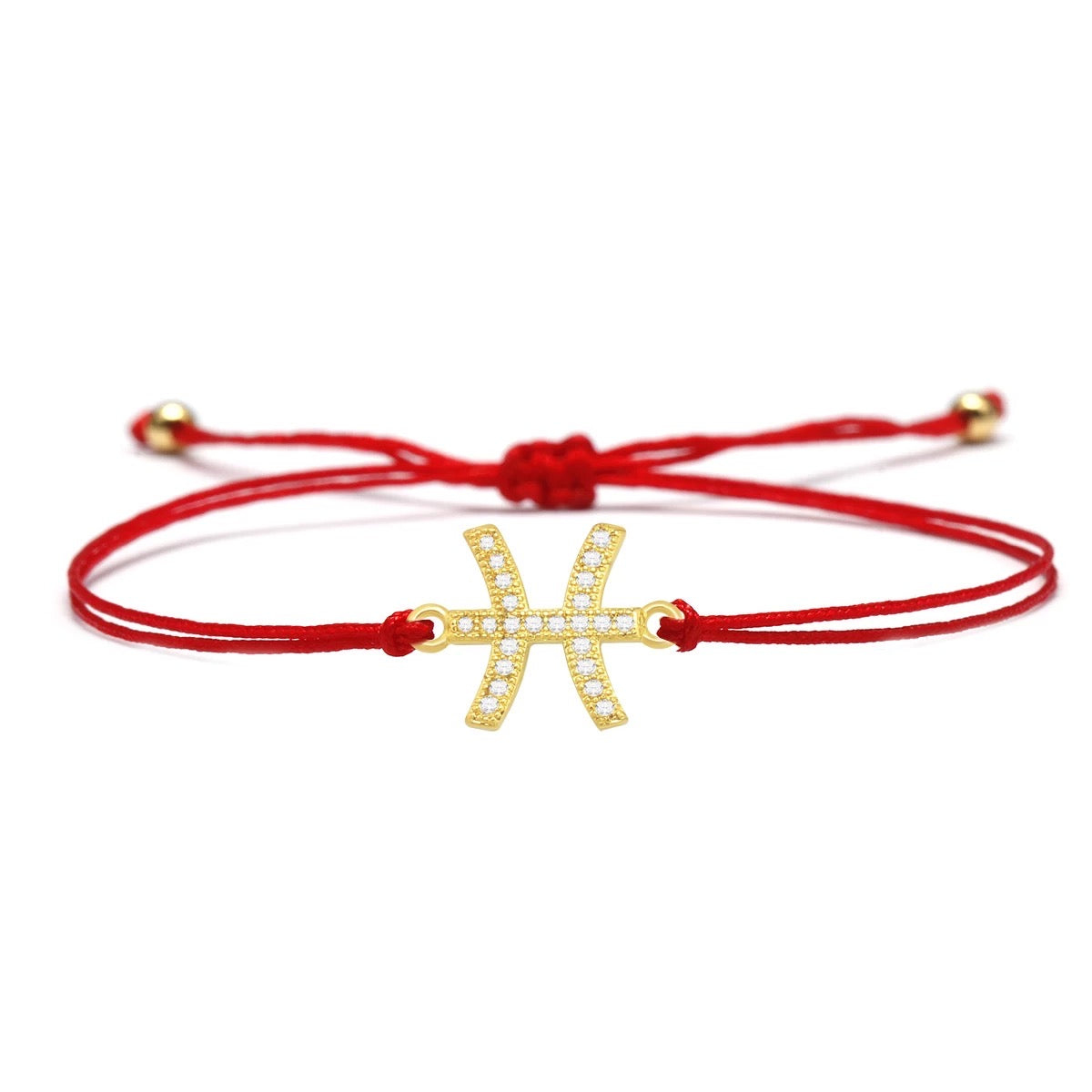 Pisces Zodiac Red String Protection Bracelet - MY HARMONY TREE