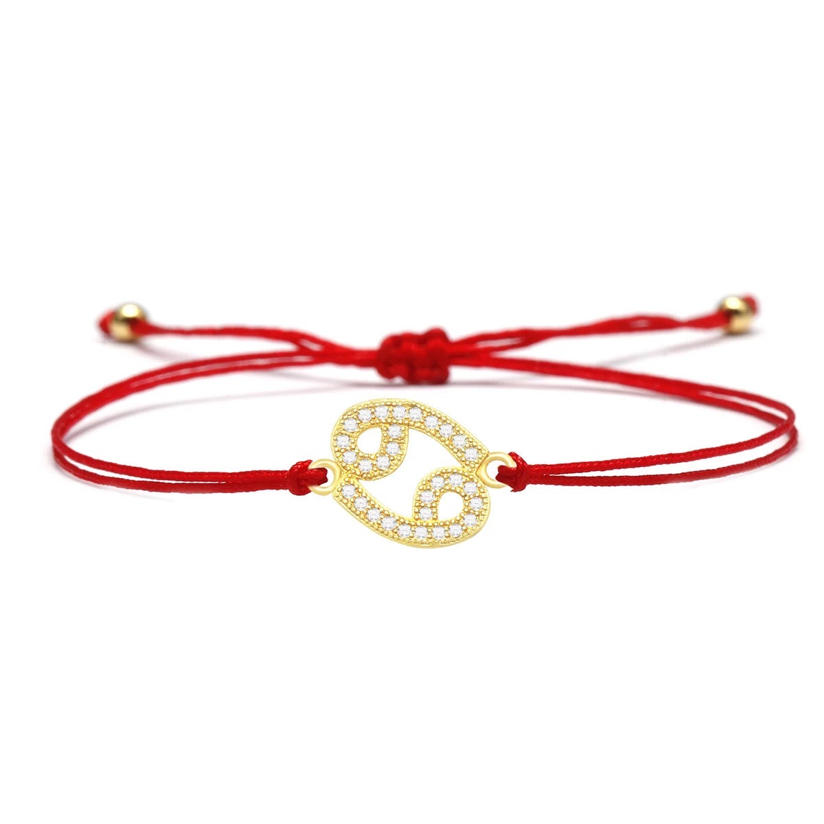 Cancer Zodiac Red String Protection Bracelet - MY HARMONY TREE