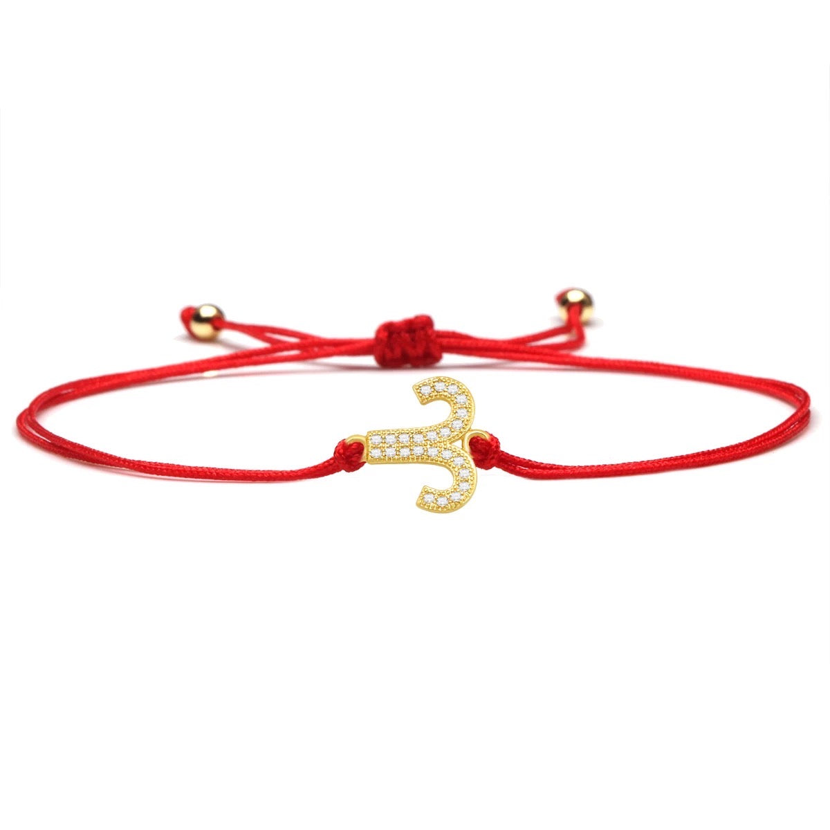 Aries Zodiac Red String Protection Bracelet - MY HARMONY TREE
