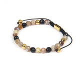 Agate & Gold Beads Bracelet - My Harmony Tree