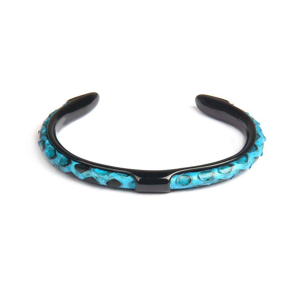 Python Black Cuff Bracelet - MY HARMONY TREE