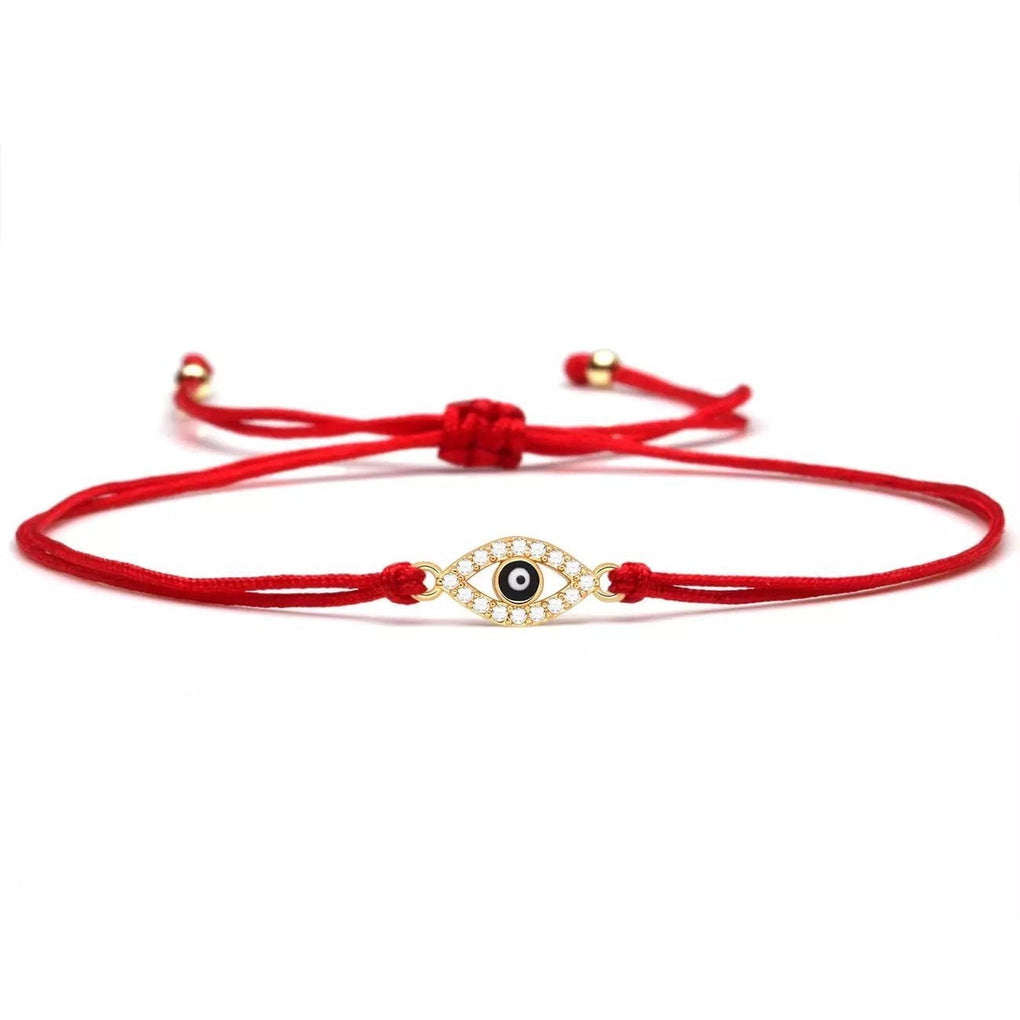 Stones Gold Elephant Red String Protection Bracelet – Rotsi Collections  Brand LLC