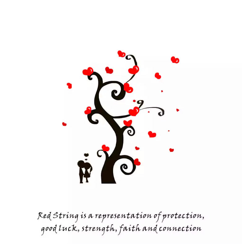 Rose Gold Star of David Red String Protection Bracelet - MY HARMONY TREE